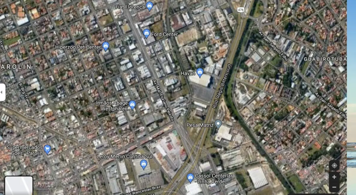 LOTE 000 - TERRENO  COMERCIAL EM CURITIBA PR  15 MIL M2 NA LINHA VERDE