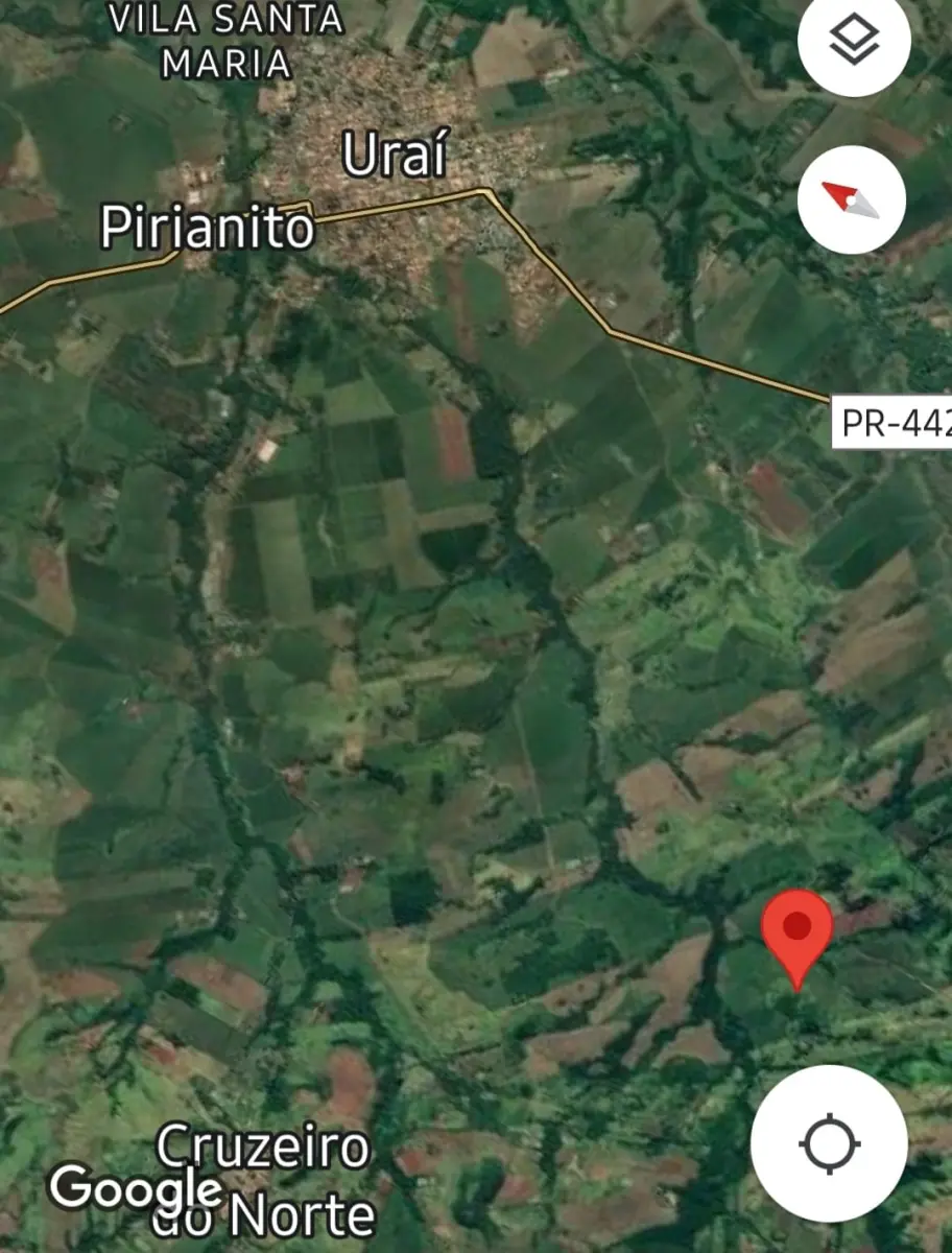 LOTE 000 - AREA RURAL, SÍTIO DE  24,2 Ha ( 10 alqueires)  EM URAÍ/PR