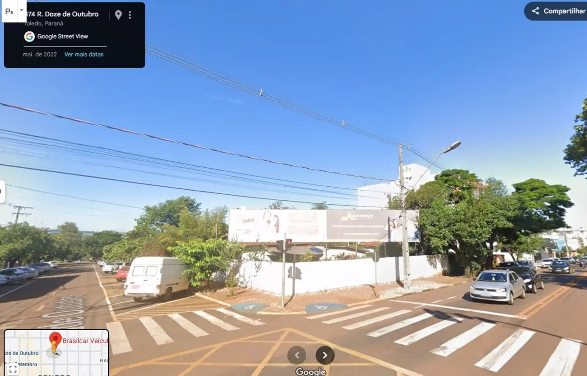LOTE 001 - TERRENO COMERCIAL 500M2 EM TOLEDO/PR  ( AVENIDA SÃO JOAO ESQ. 12 DE OUTUBRO )