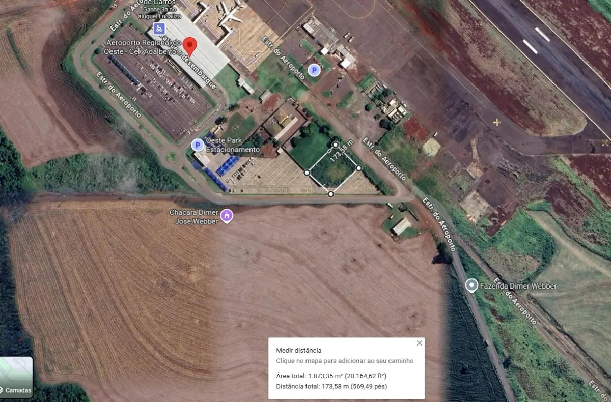 LOTE 001 - TERRENO COM 1873 M2 - LOCALIZADO NO AEROPORTO EM CASCAVEL PR