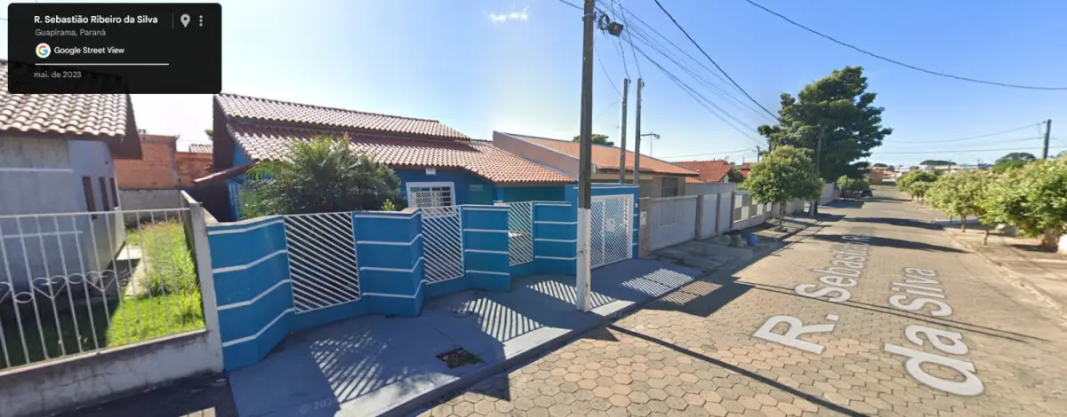 LOTE 000 - TERRENO COM 200 M2  COM IMOVEL ALVENARIA DE 120M2 ( NÃO AVERBADO) em GUAPIRAMA PR -