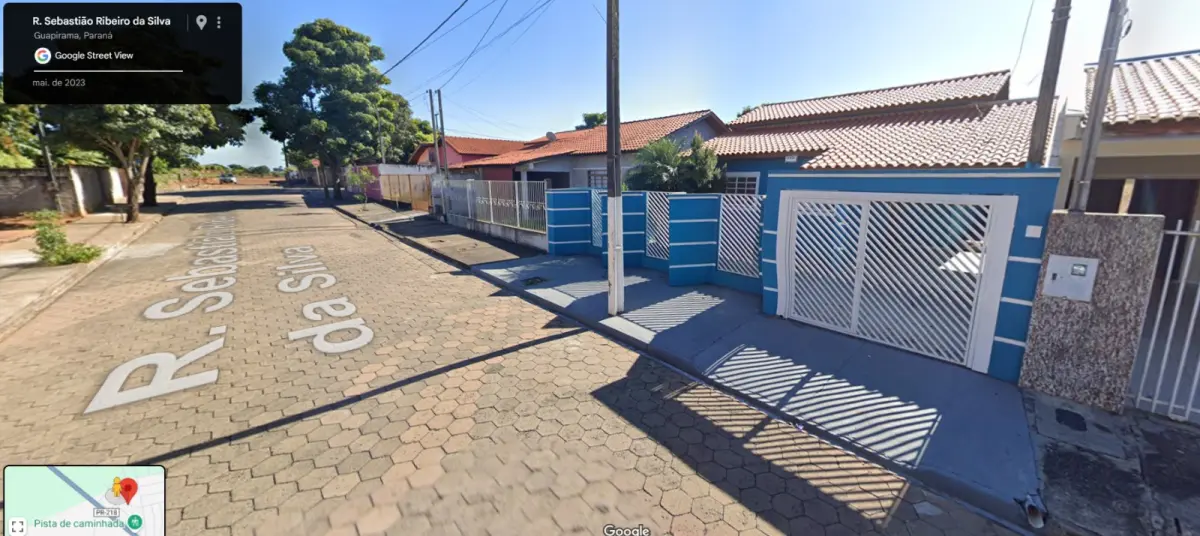 LOTE 000 - TERRENO COM 200 M2  COM IMOVEL ALVENARIA DE 120M2 ( NÃO AVERBADO) em GUAPIRAMA PR -