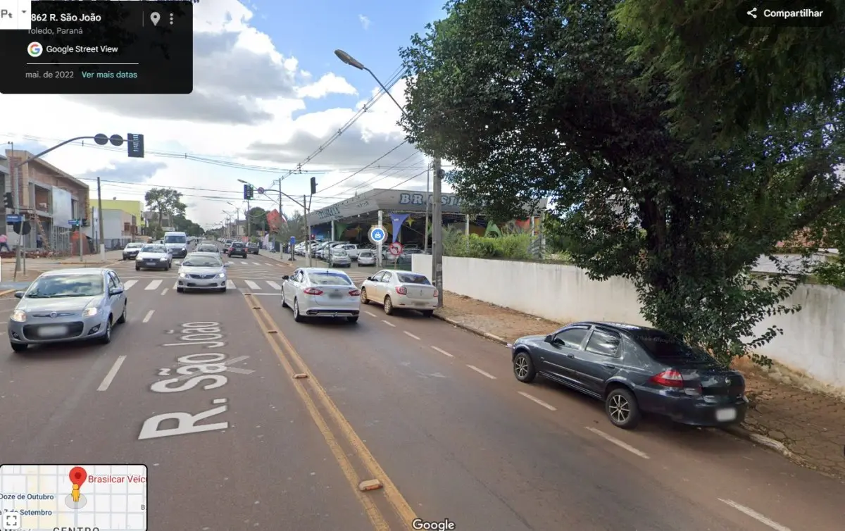 LOTE 001 - TERRENO COMERCIAL 500M2 EM TOLEDO/PR  ( AVENIDA SÃO JOAO ESQ. 12 DE OUTUBRO )