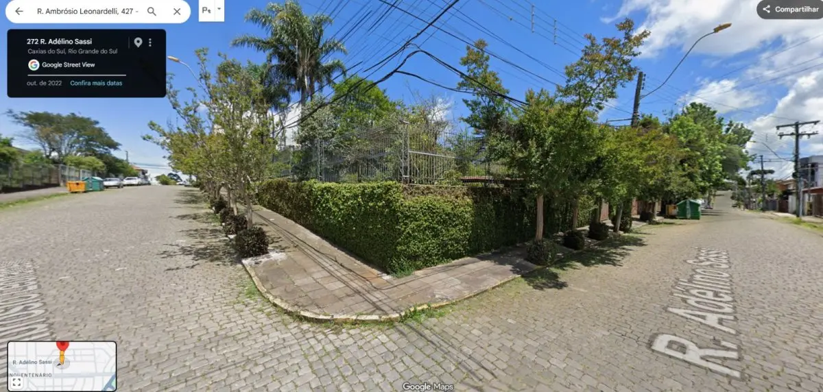 LOTE 000 - TERRENO DE ESQUINA - CAXIAS DO SUL RS com 307,89 m2 ( bairro cincoentenario)