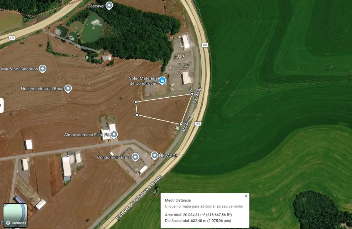 LOTE 000 - TERRENO INDUSTRIAL COM 20.062 M2 ( Núcleo Industrial Cascavel saída para Capitão L. Marques)
