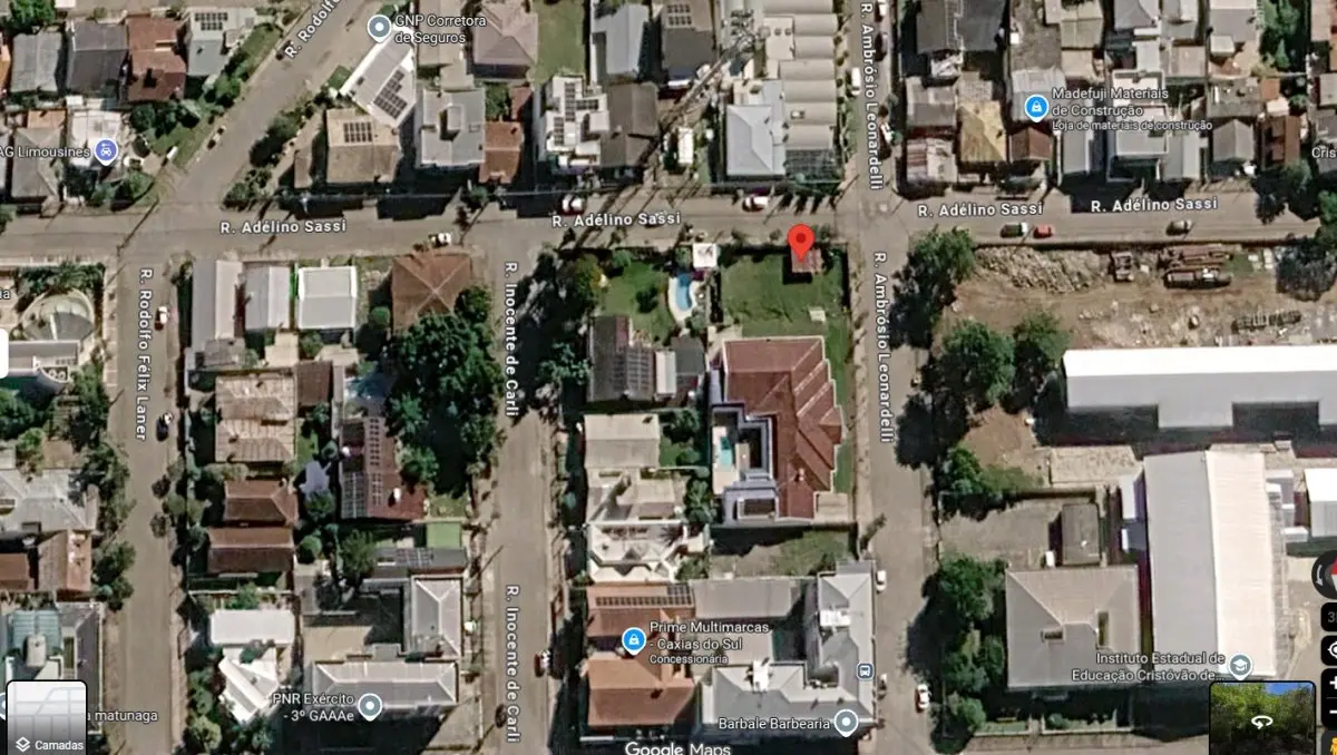 LOTE 000 - TERRENO DE ESQUINA - CAXIAS DO SUL RS com 307,89 m2 ( bairro cincoentenario)