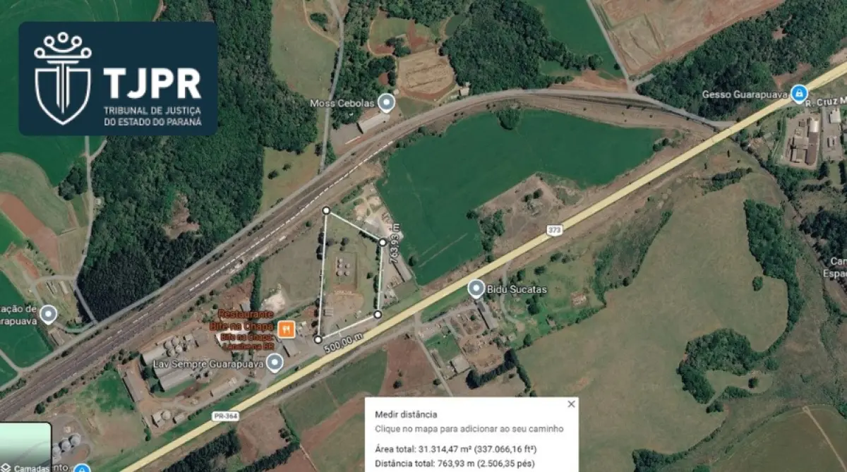 LOTE 000 - TERRENO COM 31.321 M2 - GUARAPUAVA PR - (FRENTE BR 277)