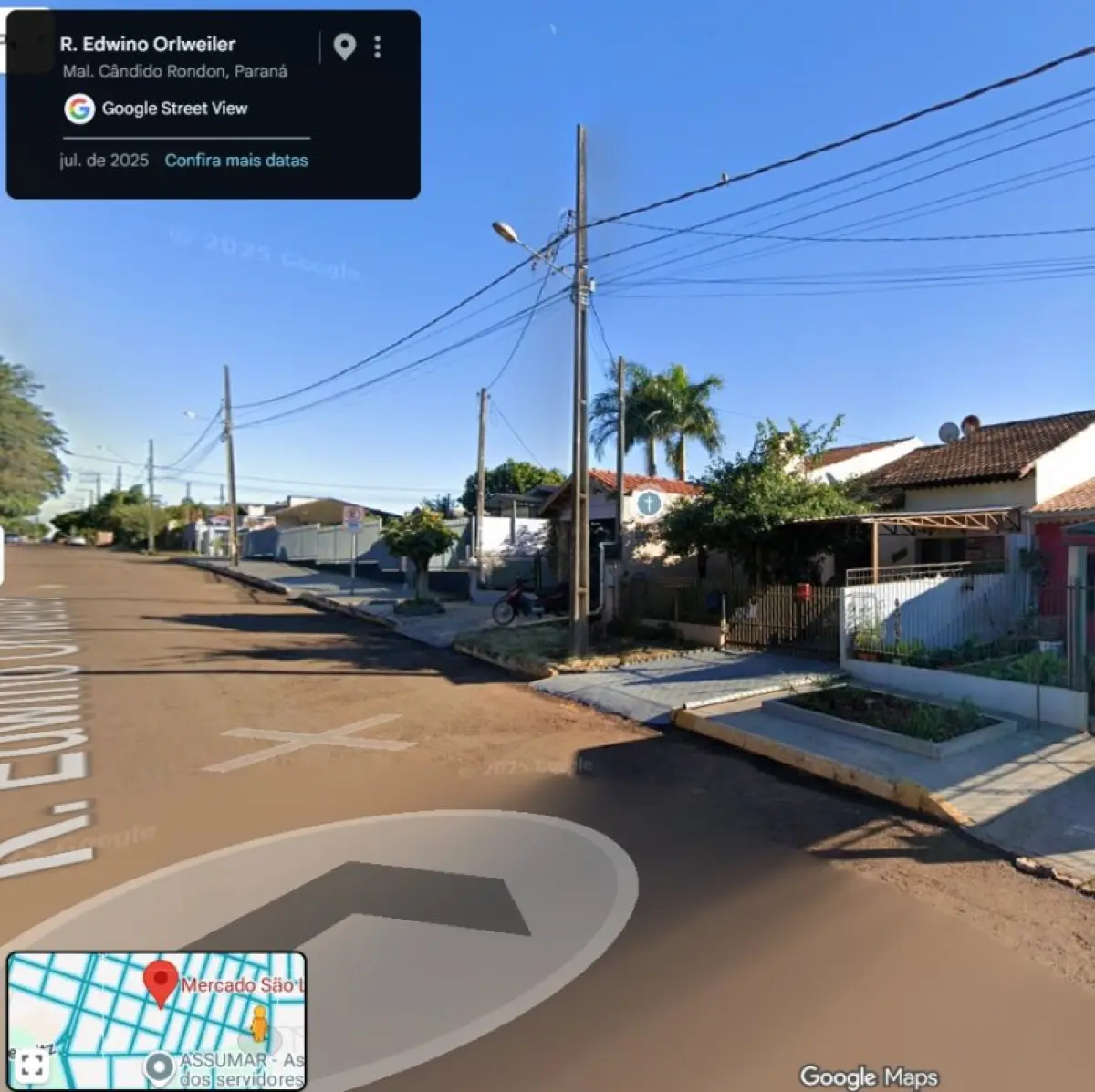 LOTE 000 - TERRENCO COM 116,69 M2 E CASA COM 64,56 M2 - MARECHAL CANDIDO RONDON PR
