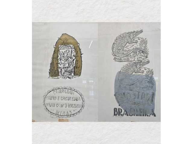 OBRAS DE ARTE - CONCEIÇÃO PILO - CIA CEDRO SÃO VICENTE e INDUSTRIA BRASILEIRA - Xilogravura - 0,50 X 0,60