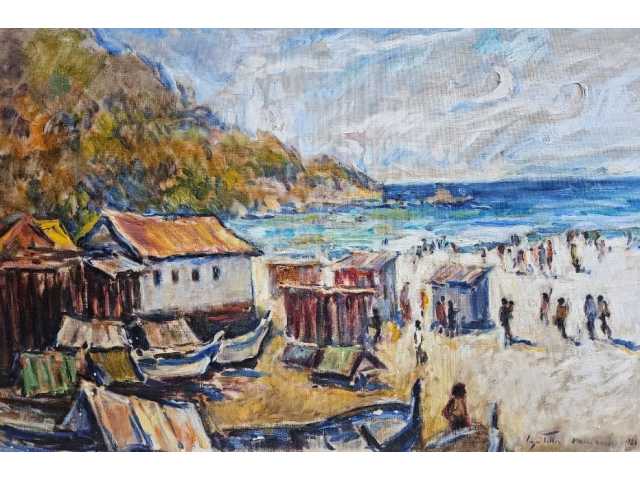 OBRA DE ARTE - Sergio Telles - ARRAIAL DO CABO - ÓLEO SOBRE TELA  1982