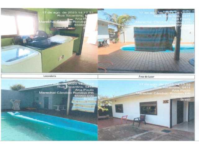 TERRENO COM 360 M2 EM MARECHAL CANDIDO RONDON PR, RUA MARECHAL DEODORO Nº 13 ( CONSTRUÇÃO DE 70M2 NÃO AVERBADA)