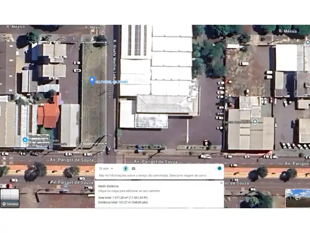 TERRENO COMERCIAL COM 1.067,50 TOLEDO PR ( AVENIDA PARIGOT DE SOUZA)