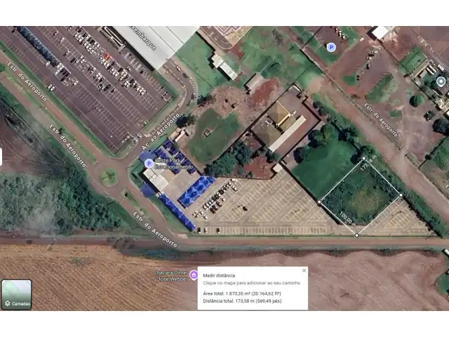 TERRRENO COM 1.873 M2 - AEROPORTO CASCAVEL PARANA
