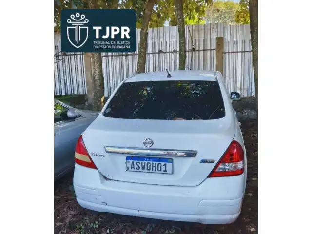 VEÍCULO I/NISSAN TIIDA SEDAN 18F, ANO E MODELO 2010/2011, COR BRANCA