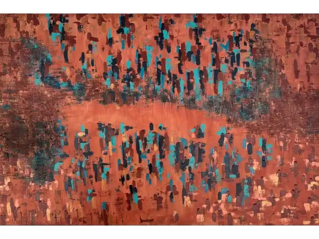 OBRA DE ARTE - A DEMOCRACIA NA ERA DA INTELIGENCIA ARTIFICAL - ACRILICO SOBRE TELA  ( 1,00 X 1,50)