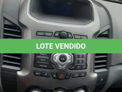 LOTE 000 - FORD RANGER CABINE DUPLA XLT 2015 CD MANUAL 4X2