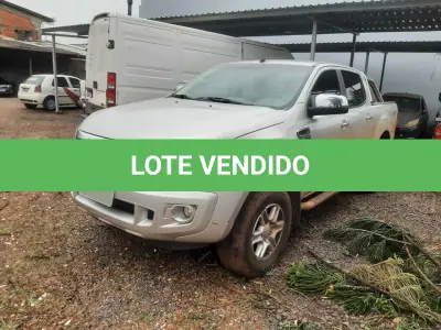 LOTE 000 - FORD RANGER CABINE DUPLA XLT 2015 CD MANUAL 4X2
