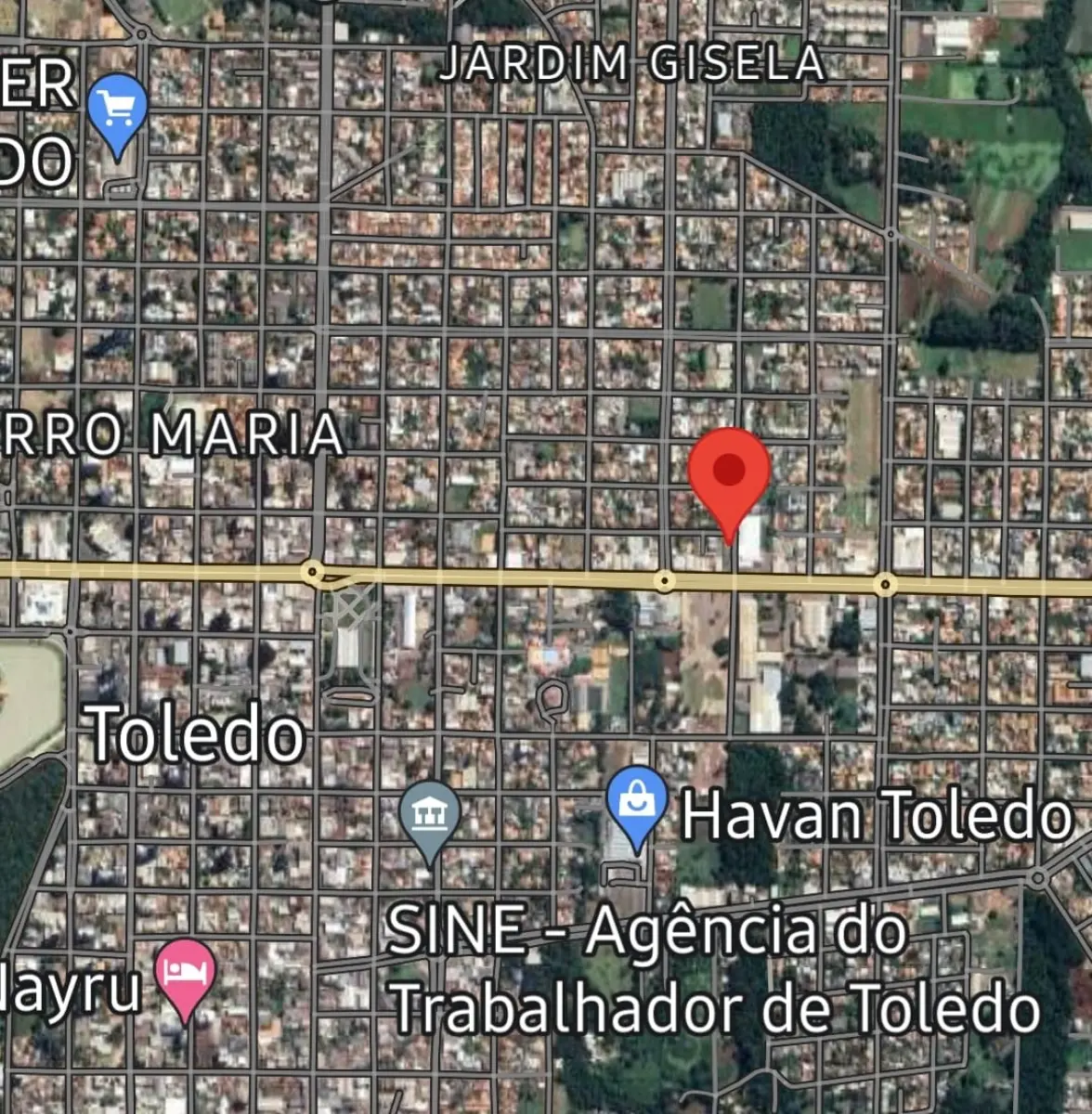 LOTE 001 - TERRENO COMERCIAL TOLEDO PR. ( 1.067 M2) AVENIDA PARIGOT DE SOUZA.