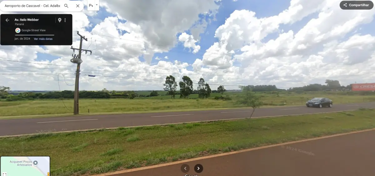 LOTE 000 - TERRENO COM 25.704,95 M2 - ESTRADA DO AEROPORTO - CASCAVEL - PR