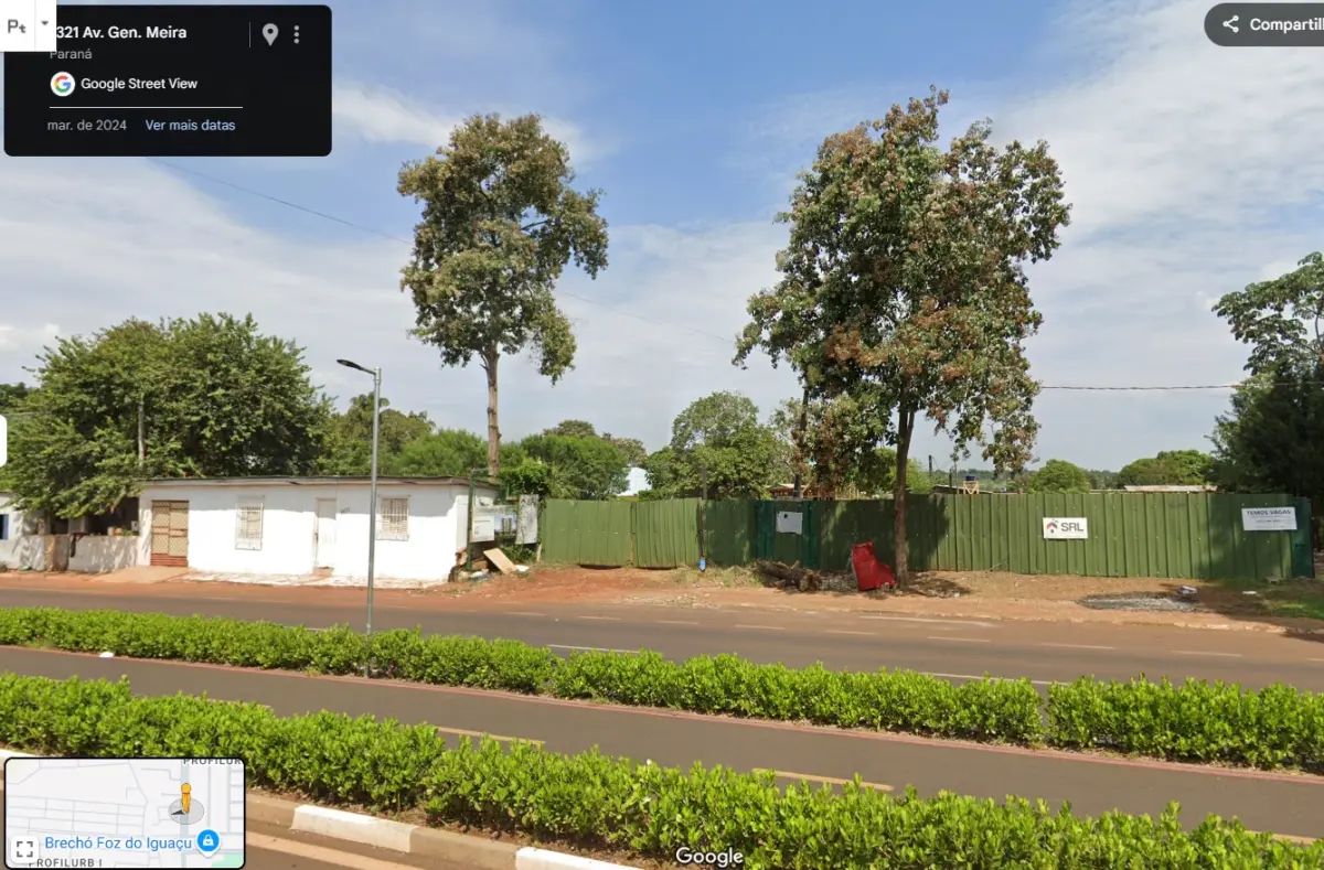 LOTE 000 - TERRENO COM  4.958,92 m2 FOZ DO IGUAÇU PR - AVENIDA GENERAL MEIRA ( Prox. Residencial Angatu)