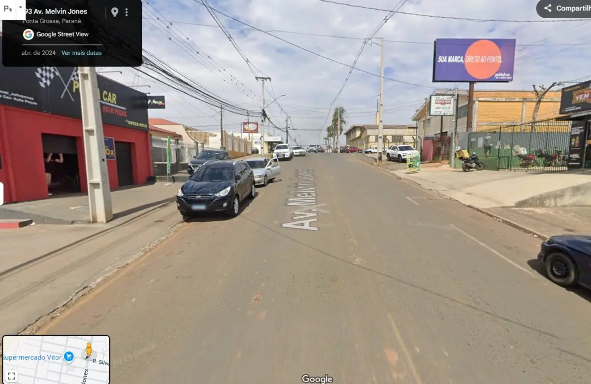 LOTE 000 - TERRENO DE 871,20 M2 em PONTA GROSSA - PR (AVENIDA MELVIN JONES 1064)