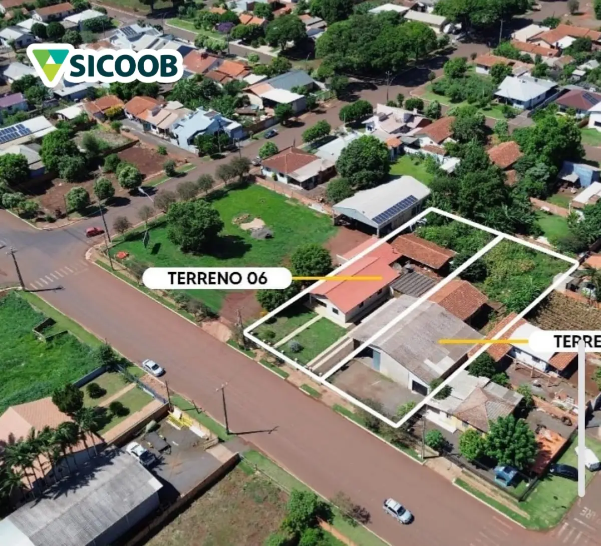 LOTE 000 - TERRENO URBANO COM 2.160 M2 COM CONSTRUÇÃO NÃO AVERBADA MUNICIPIO DE NOVA SANTA ROSA PR