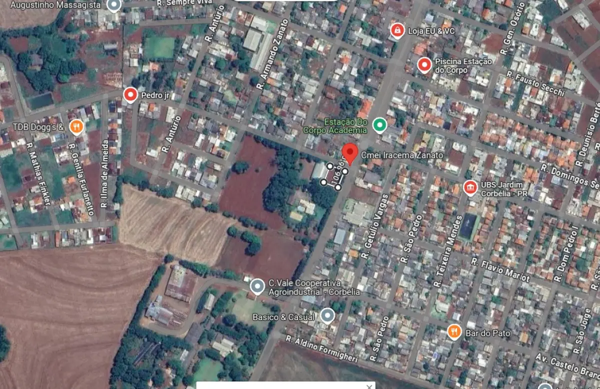 LOTE 000 - TERRENO URBANO EM CORBÉLIA COM 715,10 METROS QUADRADOS - CORBELIA PR
