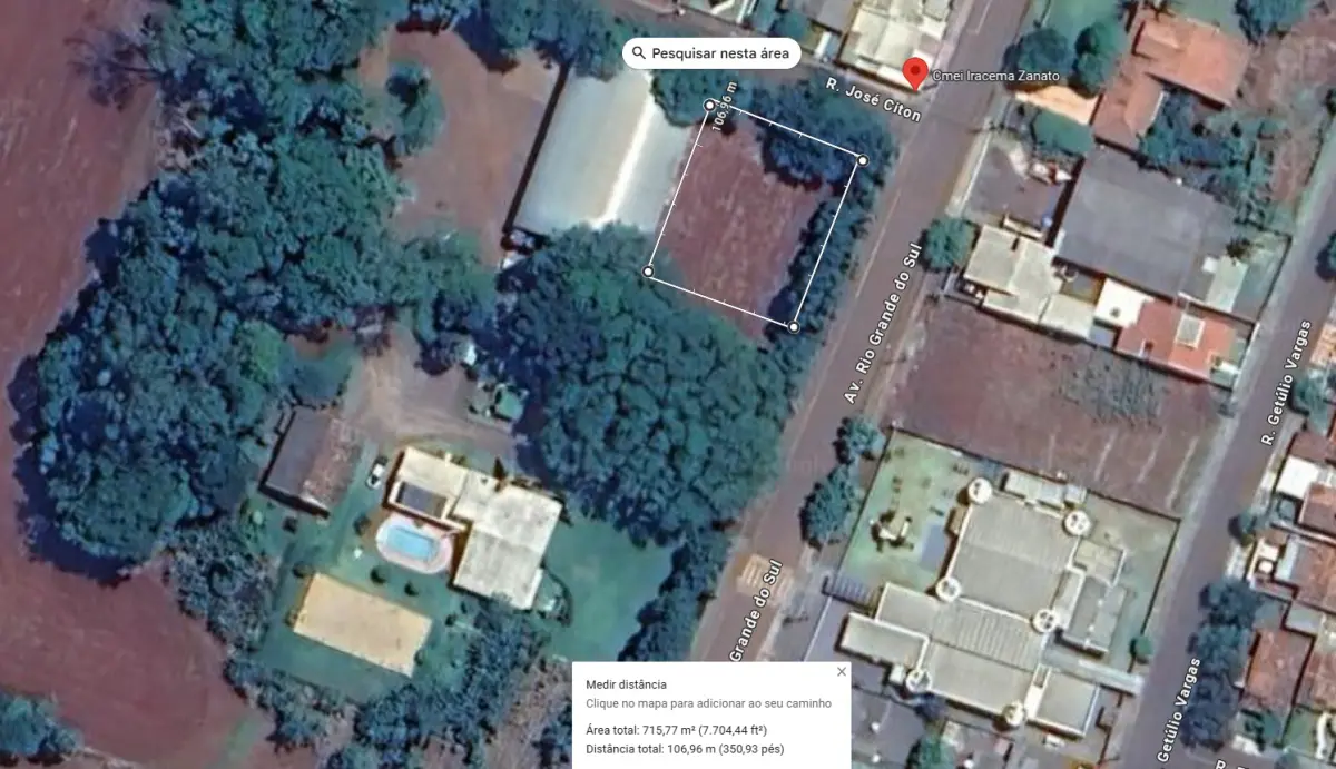 LOTE 000 - TERRENO URBANO EM CORBÉLIA COM 715,10 METROS QUADRADOS - CORBELIA PR