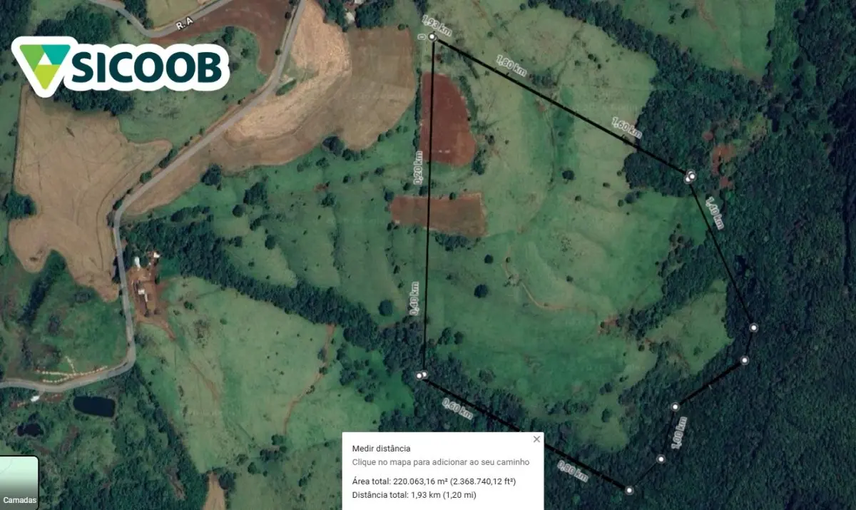 LOTE 000 - LOTE RURAL - FRAÇÃO IDEAL DE 32,24% da MATRICULA 7.459 - COM 9,09 ALQUEIRES EM GURANIAÇU PR