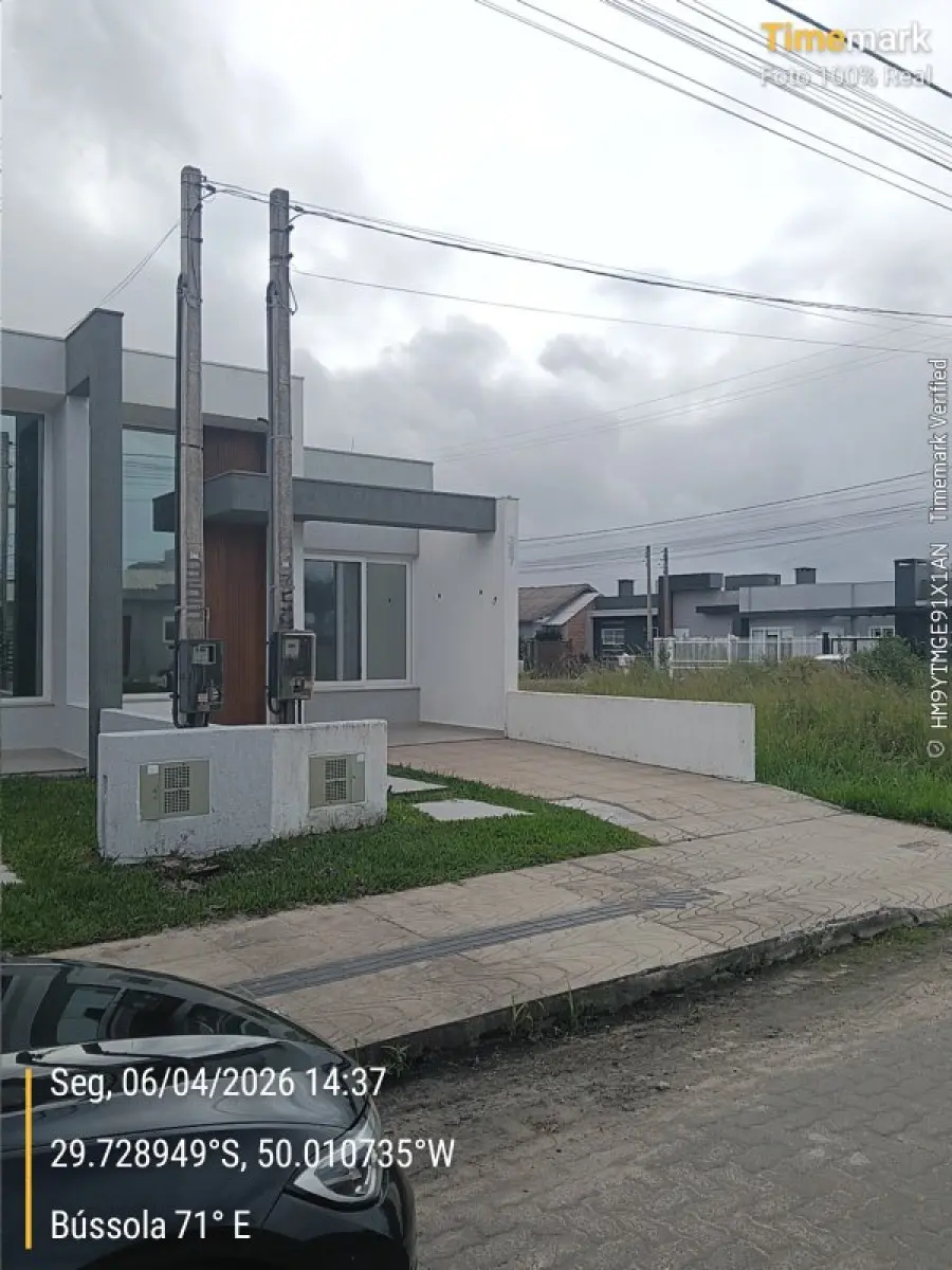LOTE 000 - TERRENO DE 137,50 M2 PRAIA GUARANI - CAPÃO DA CANOA RS ( IMOVEL COM 79,40M2)