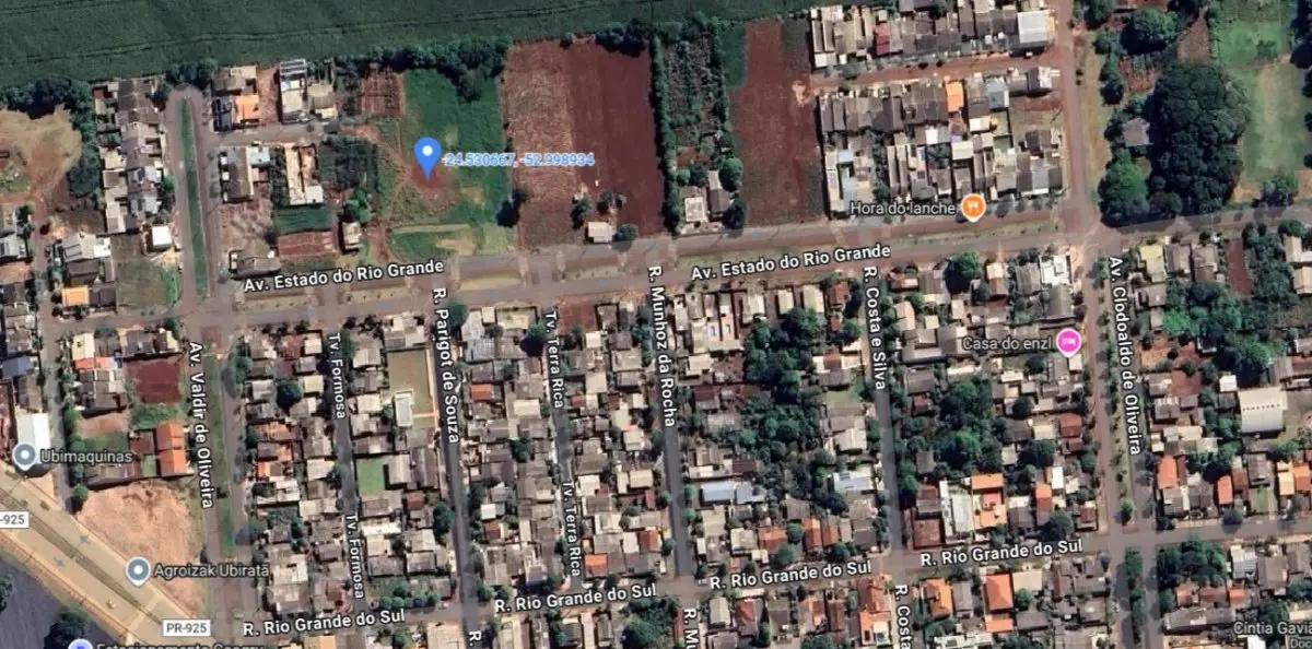 LOTE 000 - ERRENO EM UBIRATÃ - PR AVENIDA ESTADO DO RIO GRANDE (ANTIGA AV. RAIMUNDO SOARES DO NASCIMENTO), S/N, A 60M DA AV. VALDIR DE • 6000m²