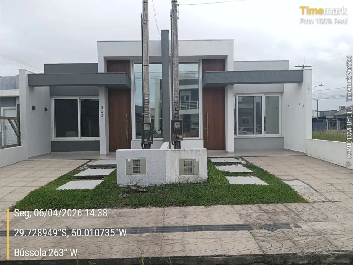LOTE 000 - TERRENO DE 137,50 M2 PRAIA GUARANI - CAPÃO DA CANOA RS ( IMOVEL COM 79,40M2)