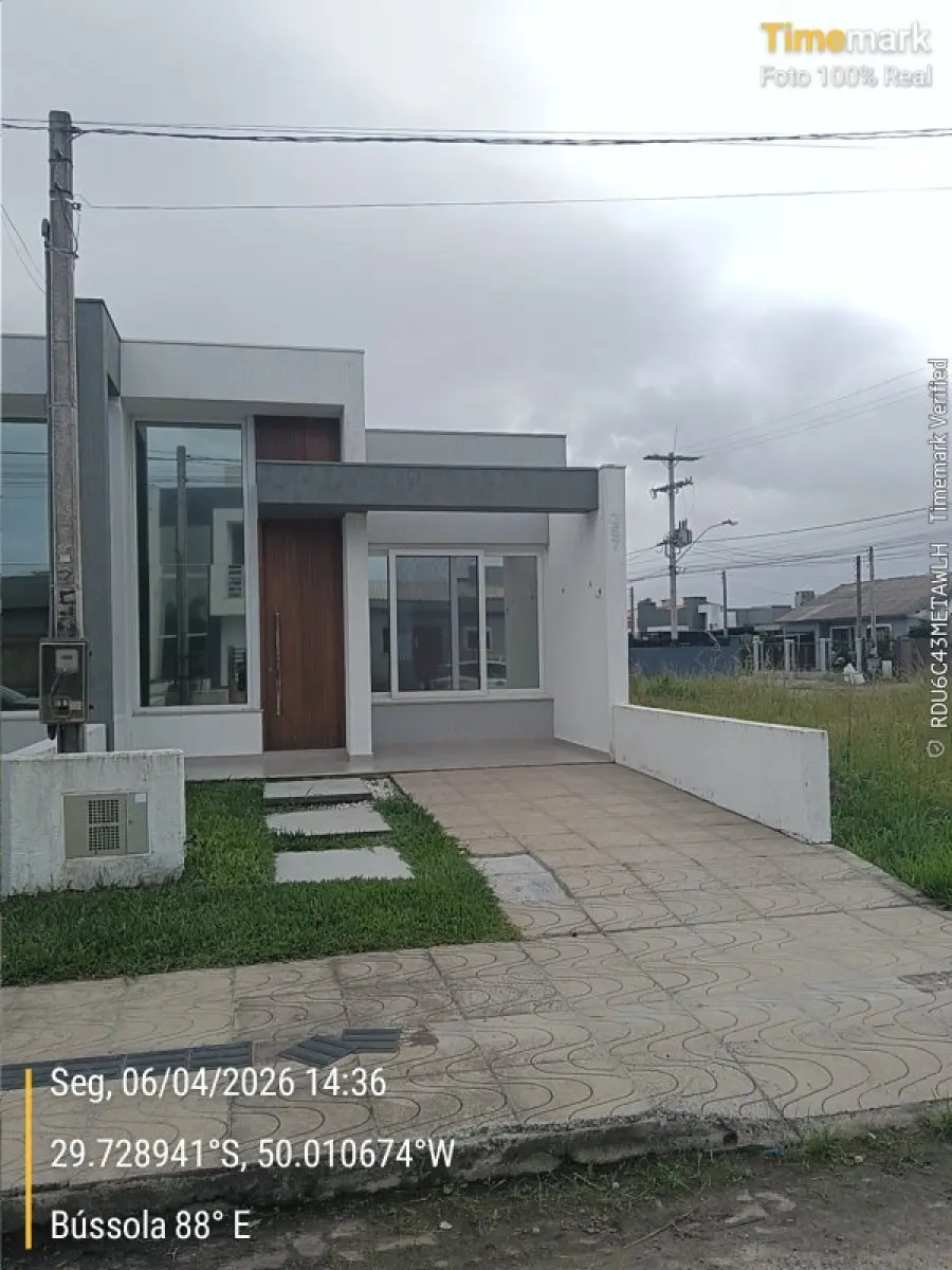 LOTE 000 - TERRENO DE 137,50 M2 PRAIA GUARANI - CAPÃO DA CANOA RS ( IMOVEL COM 79,40M2)