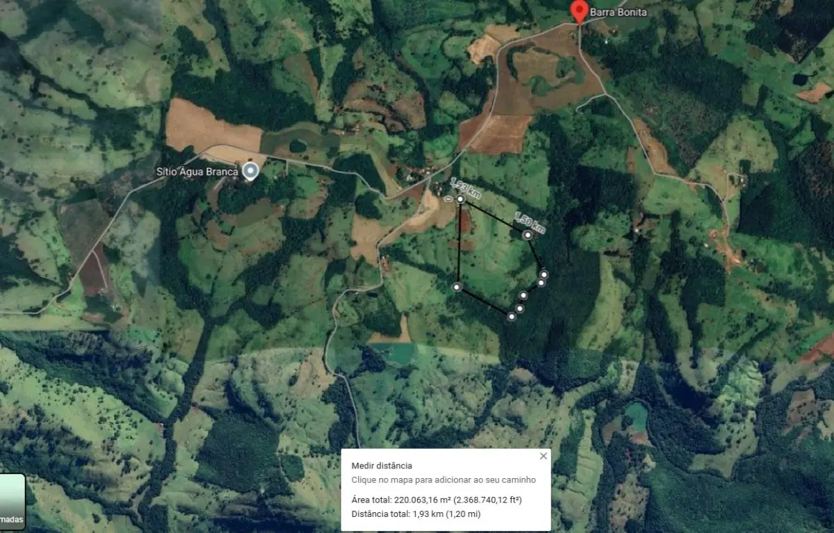 LOTE 000 - LOTE RURAL - FRAÇÃO IDEAL DE 32,24% da MATRICULA 7.459 - COM 9,09 ALQUEIRES EM GURANIAÇU PR