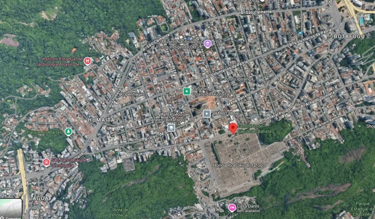 LOTE 000 - JAZIGO PERTPÉTUO - CEMITÉRIO SÃO JOÂO BATISTA - RIO DE JANEIRO - RJ