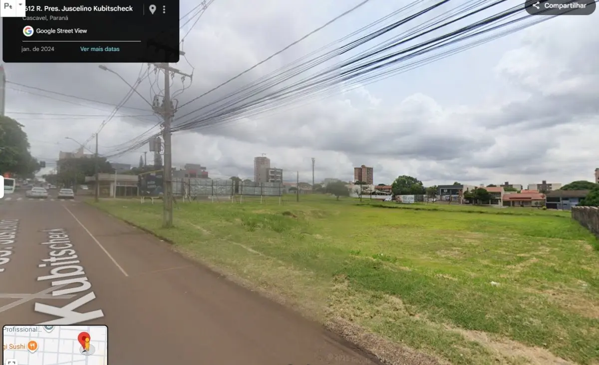 LOTE 001 - TERRENO COMERCIAL ESQUINA  COM 2.888,87 M2 CENTRO EM  CASCAVEL PR
