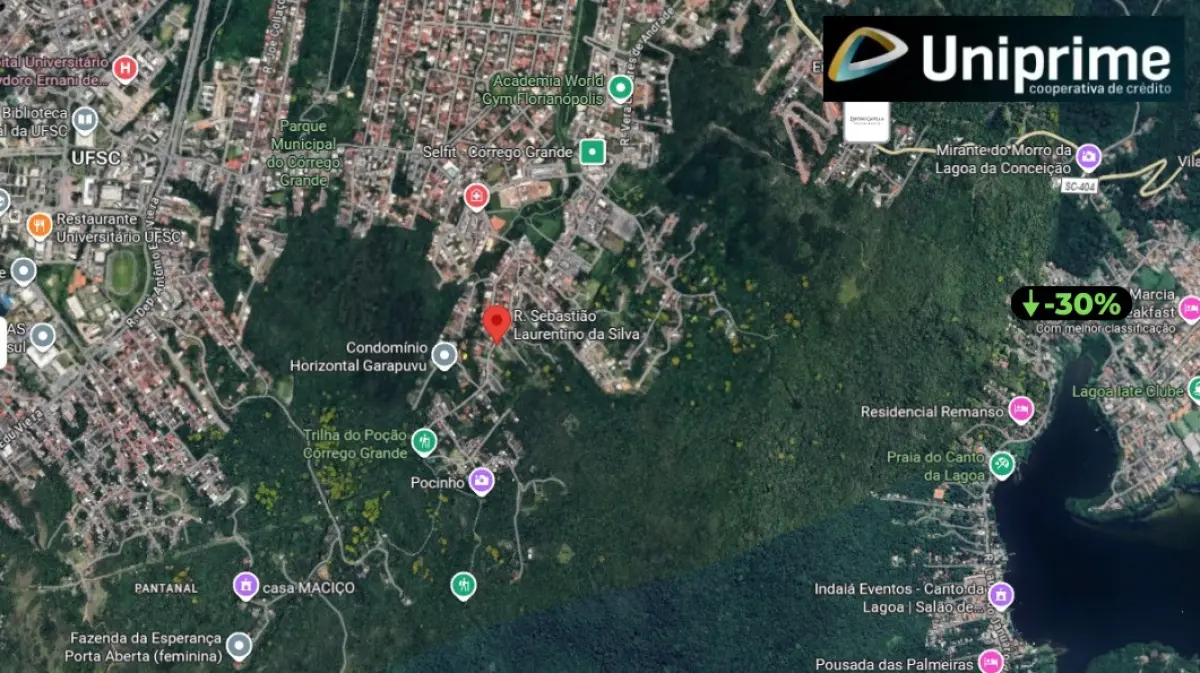 LOTE 000 - TERRENO EM FLORIANÓPOLIS - SC SERTãO, NA TRINDADE, 4º SUBDISTRITO • 30519,38m²  Florianópolis - SC
