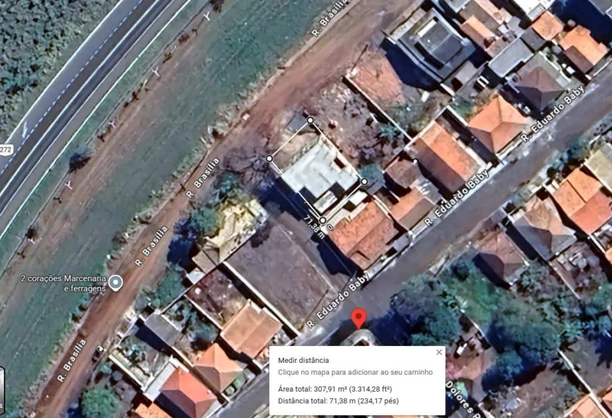 LOTE 000 - TERRENO COM 307 m2 em IBAITI PR ( construção sem averbação e não acabada )