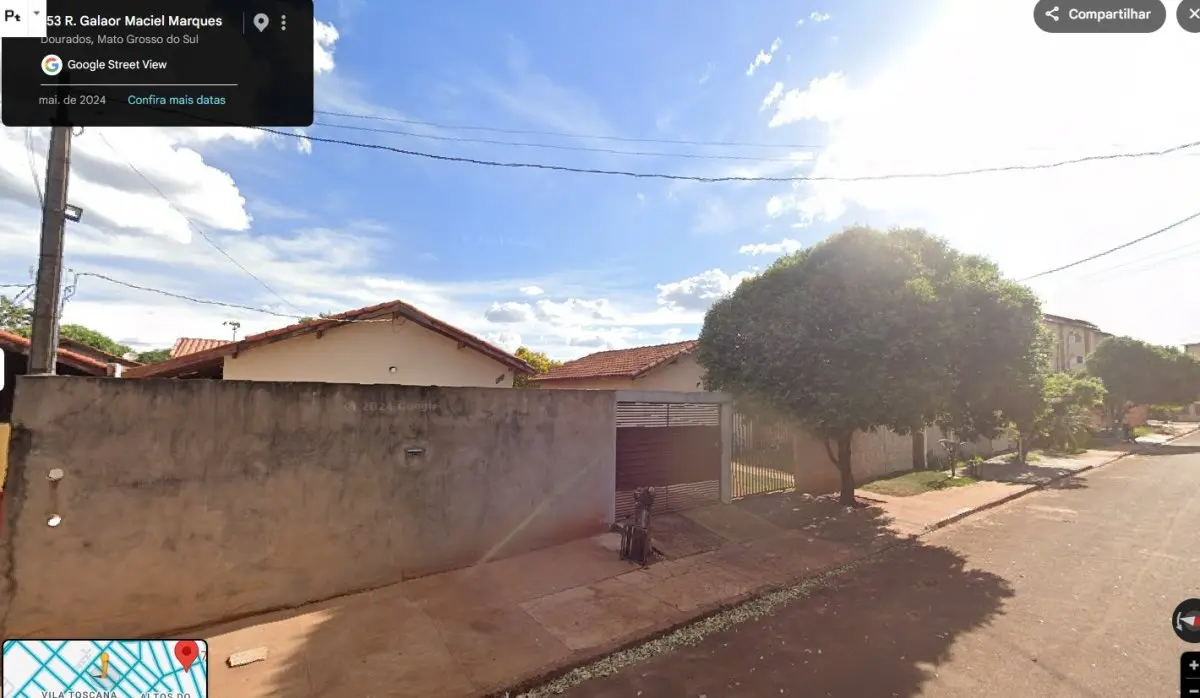 LOTE 000 - TERRENO COM 200 M2 EM DOURADOS MS ( CONSTRUÇÃO DE 36,76 M2)