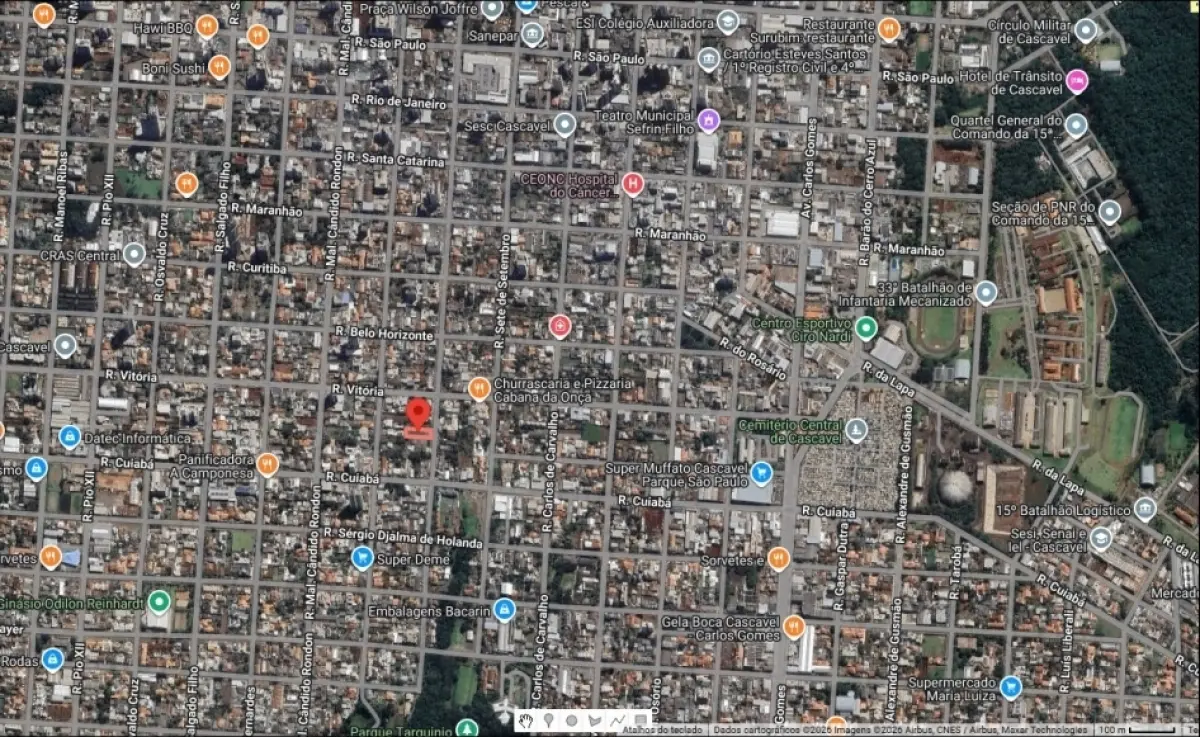 Terreno com 935 m2 no bairro neva - rua castro alves 478 - cascavel pr - foto 2