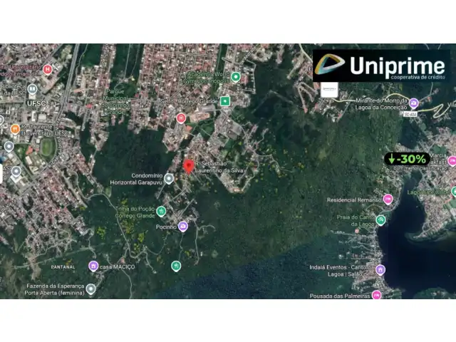 TERRENO EM FLORIANÓPOLIS - SC SERTãO, NA TRINDADE, 4º SUBDISTRITO • 30519,38m²  Florianópolis - SC