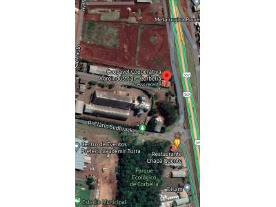 LOTE 000 - TERRENO COM 22.250 M2 EM CORBÉLIA PR - COM BARRACÃO COMERCIAL DE 900 M2 FRENTE PARA BR 369