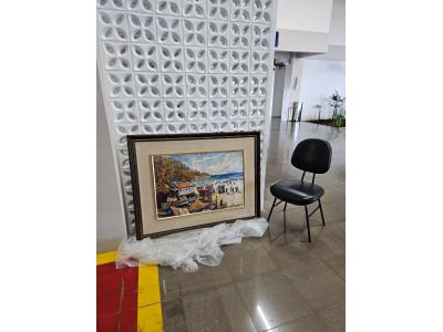 LOTE 000 - ARRAIAL DO CABO - SERRGIO TELLES  - OLEO SOBRE TELA