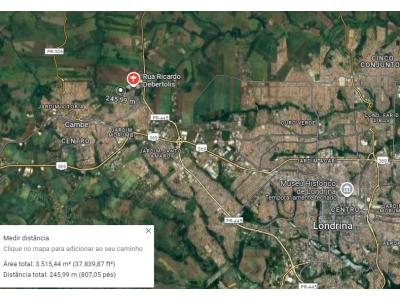 LOTE 000 - TERRENO COM 3.515,25 M2 - CAMBÉ PARANÁ - BAIRRO JARDIM CIDADE ALTA