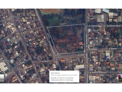 LOTE 000 - TERRENO COMERCIAL  COM  14. 108 M2 REGIÃO NORTE - CASCAVEL PR ( Final da rua jacarezinho)