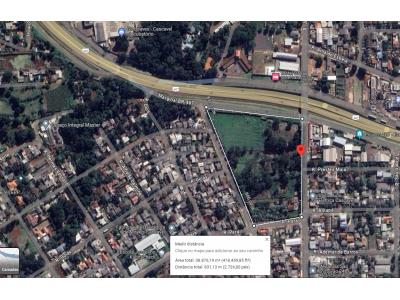 LOTE 000 - TERRENO COMERCIAL COM 38.902 M2 - CASCAVEL PR - RUA JACAREZINHO BAIRRO SÃO CRISTOVÃO.