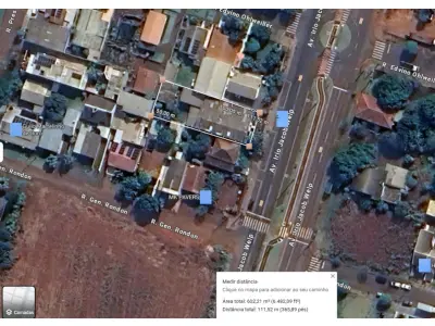 LOTE 001 - TERRENO URBANO COM 602 m2 e   BARRACÃO/SALA COMERCIAL com 233 m2   EM MARECHAL CANDIDO RONDON PR