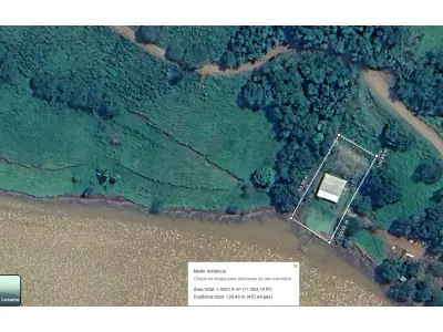 LOTE 000 - TERRENO RURAL COM 1.050 M2  no ALAGADO de  BOA VISTA APARECIDA PR (FRENTE PARA O ALAGADO)