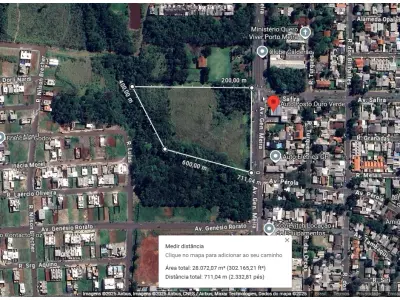 TERRENO COM 28 MIL M2 EM FOZ DO IGUAÇU - AVENIDA GENERAL MEIRA