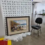 LOTE 000 - ARRAIAL DO CABO - SERRGIO TELLES  - OLEO SOBRE TELA